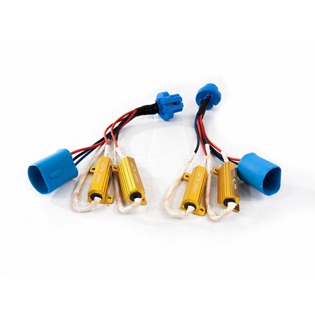 Race Sport 9007 Plug-&-Play Interface Cable W/ 2 Resistors (Pair) Pr RS-2RES-CON-9007